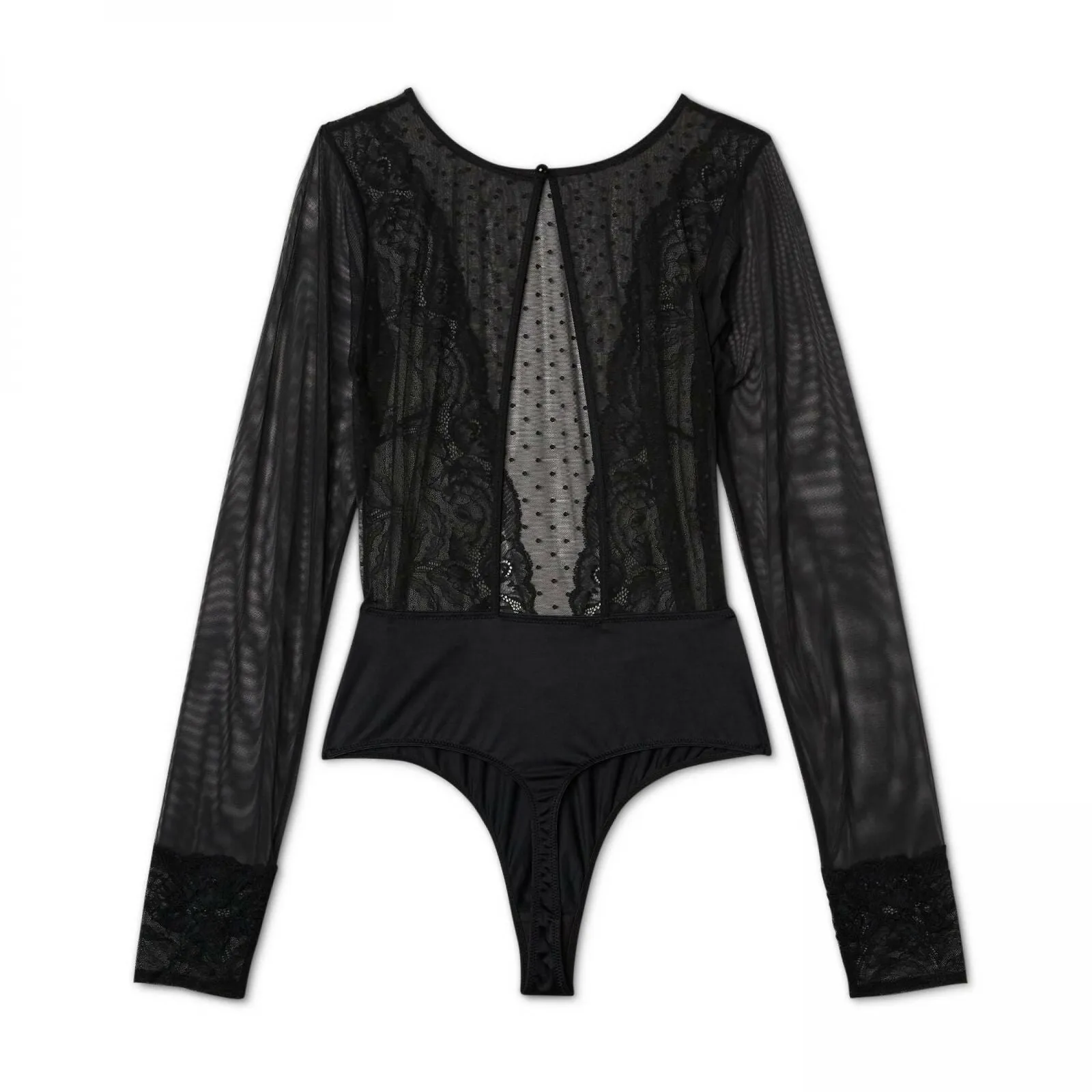 Auden Women's Unlined Long Sleeve Bodysuit