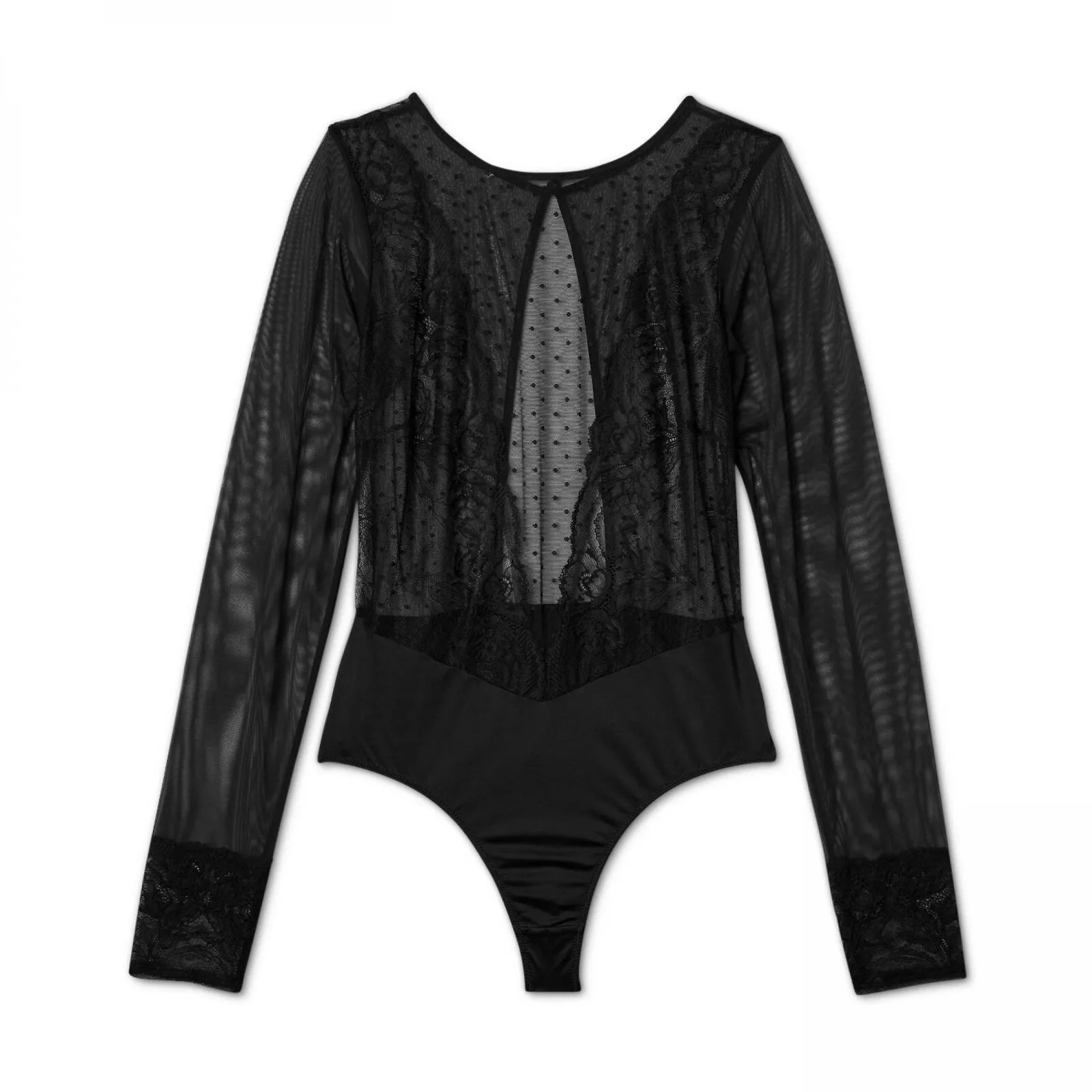 Auden Women's Unlined Long Sleeve Bodysuit