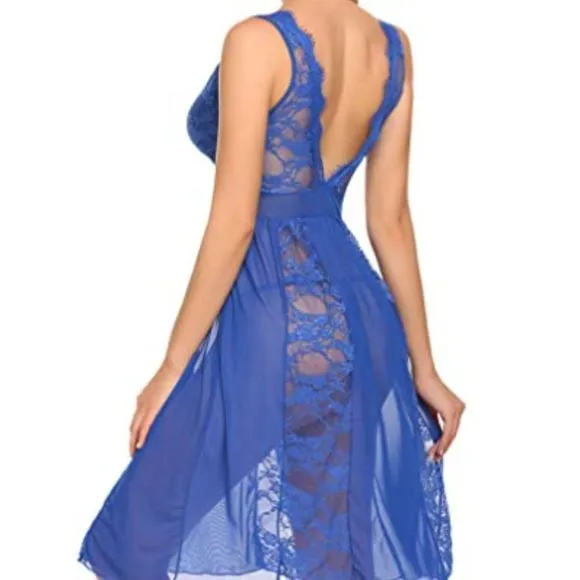 Avidlove Babydoll Lingerie for Women Sexy Nightgowns for Bride Lace Chemise