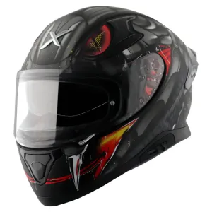 Axor Apex Full Face Helmet Venomous Black / Grey Matt
