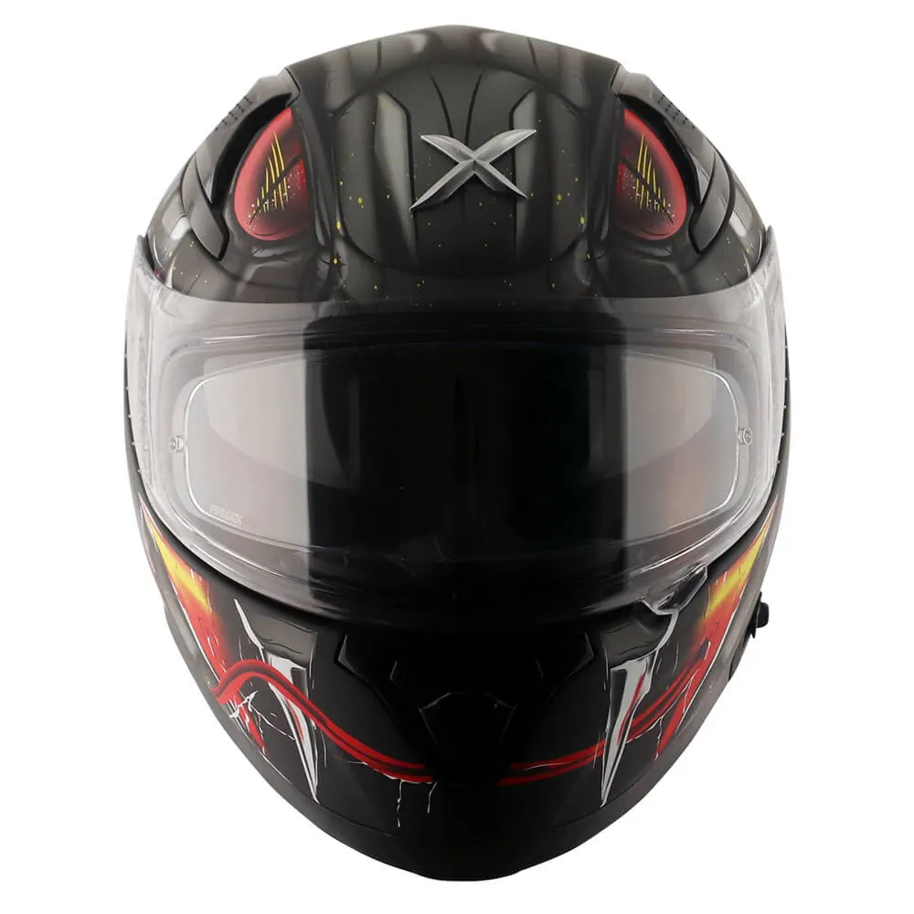 Axor Apex Full Face Helmet Venomous Black / Grey Matt