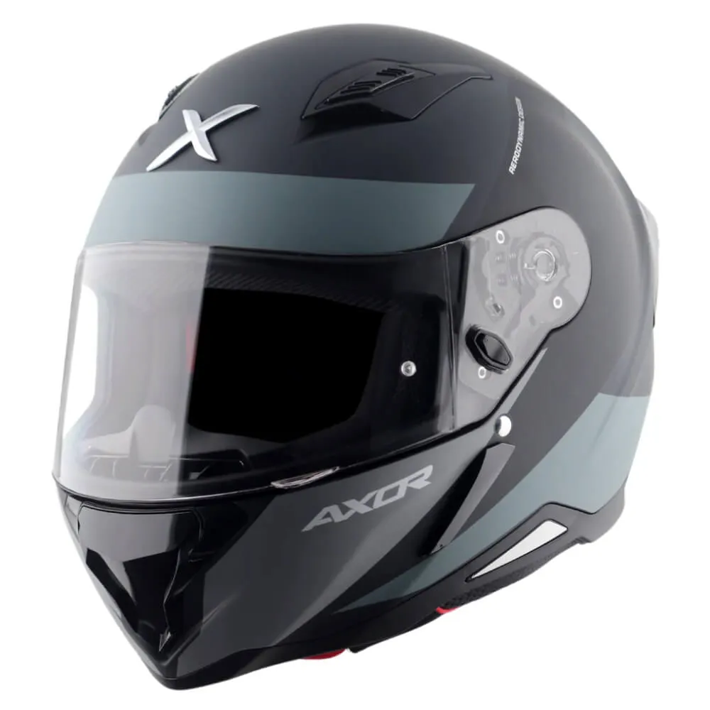 Axor Hunter Full Face Helmet Turbo Black / Grey Matt