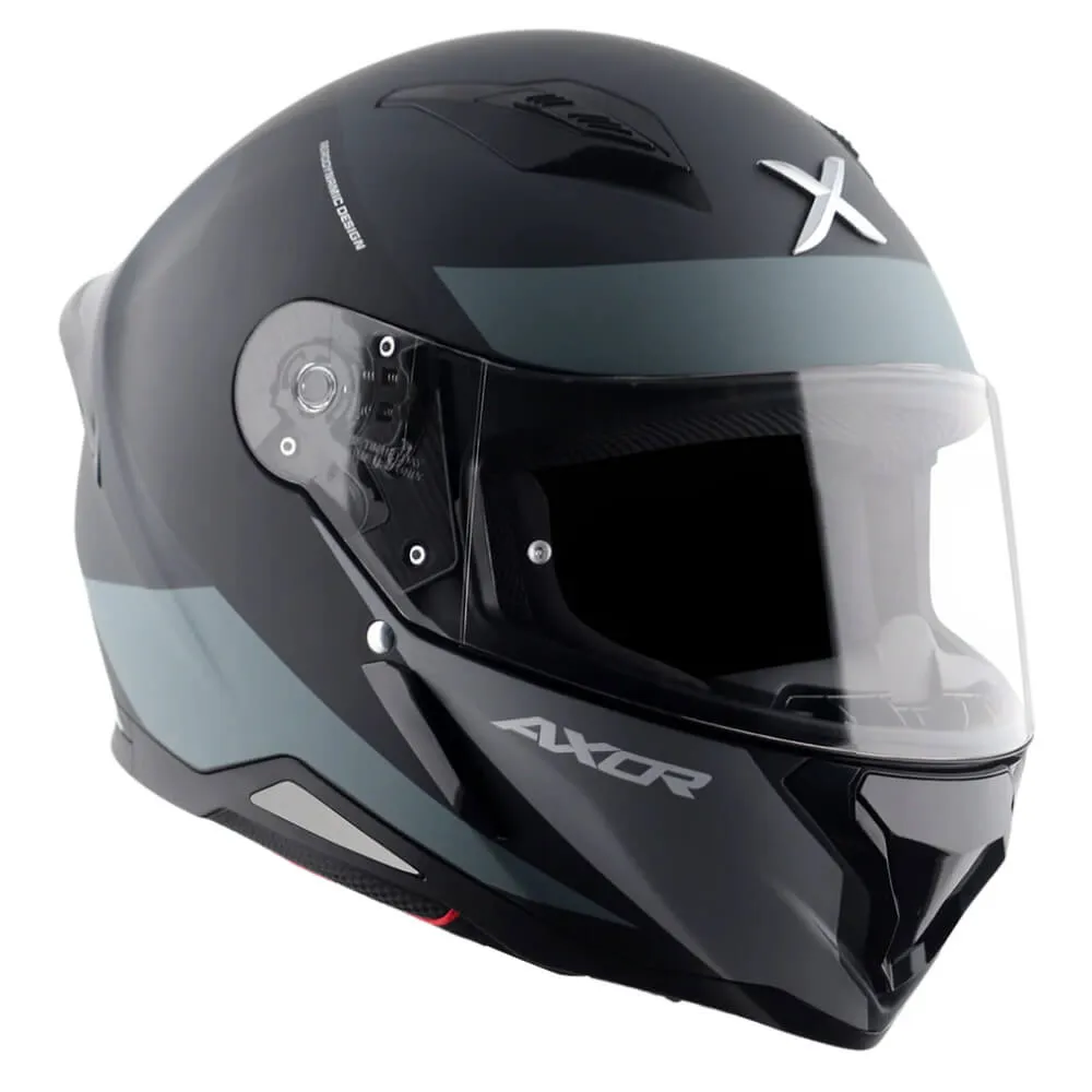 Axor Hunter Full Face Helmet Turbo Black / Grey Matt