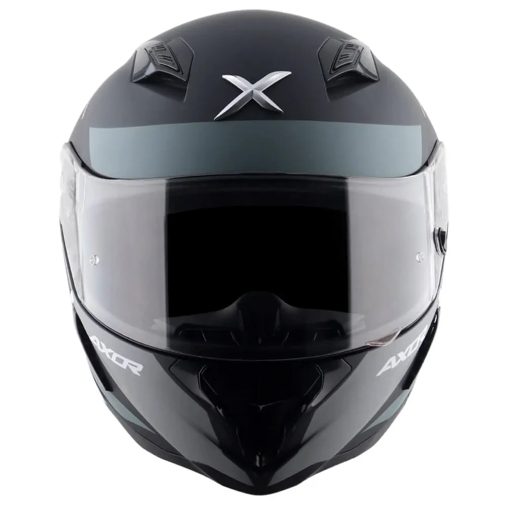 Axor Hunter Full Face Helmet Turbo Black / Grey Matt