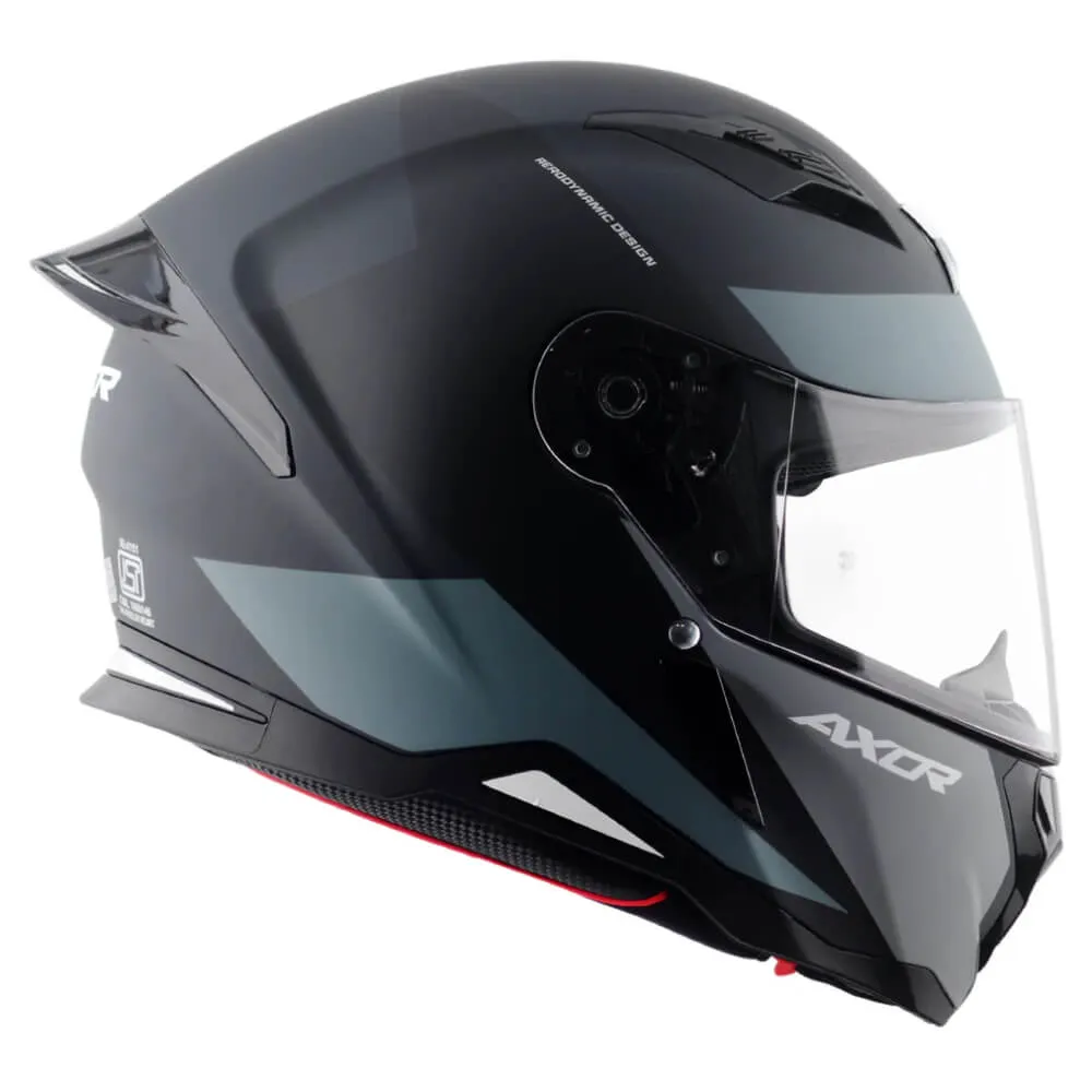 Axor Hunter Full Face Helmet Turbo Black / Grey Matt