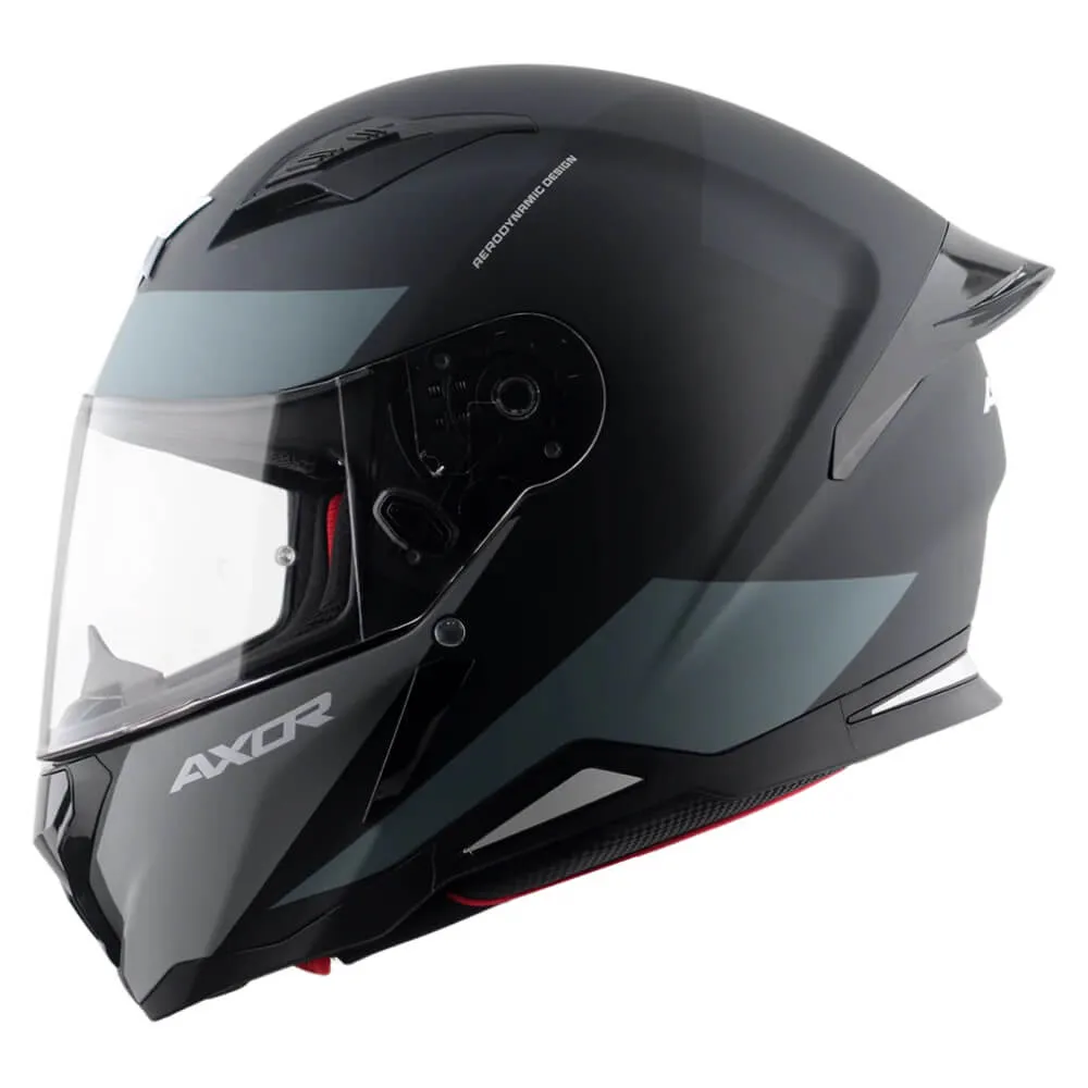 Axor Hunter Full Face Helmet Turbo Black / Grey Matt