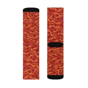 Bacon Adult Crew Socks