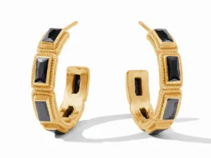 Baguette Hoop - Obsidian Black - Small