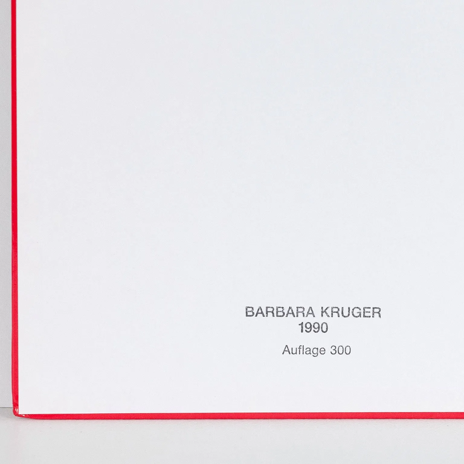 BARBARA KRUGER "DEIN KÖRPER IST EIN SCHLACHTFELD", 1990