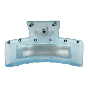 Bari Lynn Swarovski Crystal Frosted Rectangle Claw Clip - 4 Colors
