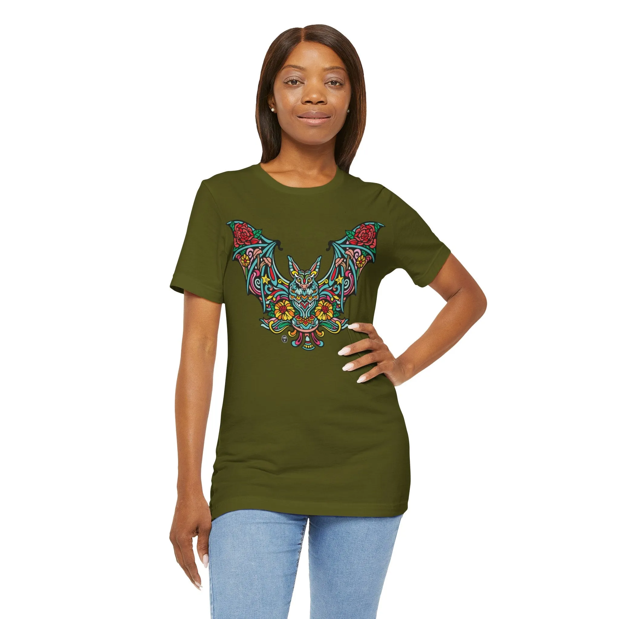 Batshroom Halloween 2024 | Art T-Shirt by Chaya Av