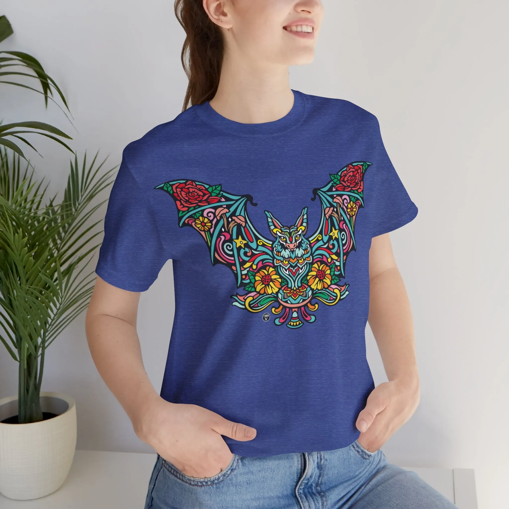 Batshroom Halloween 2024 | Art T-Shirt by Chaya Av