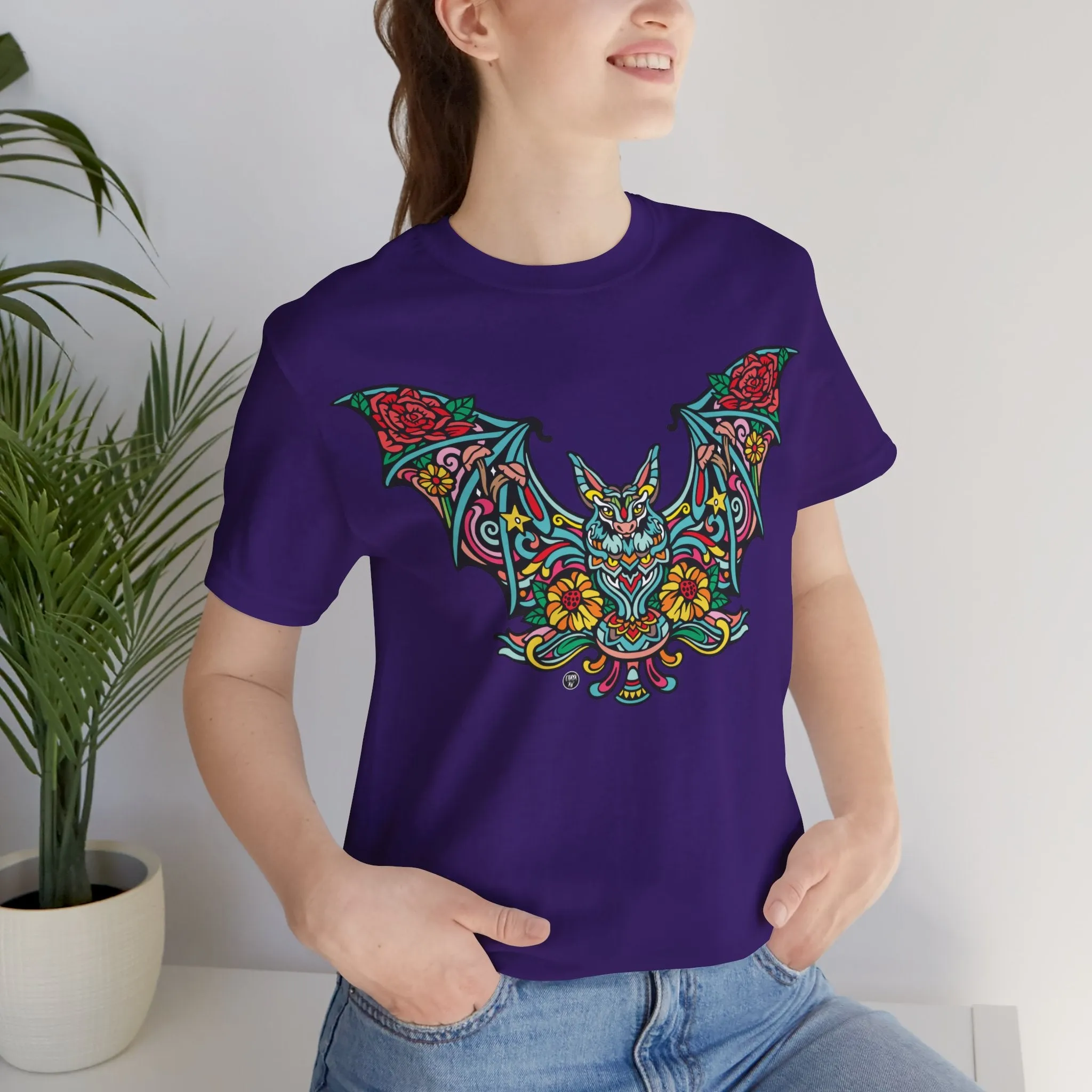 Batshroom Halloween 2024 | Art T-Shirt by Chaya Av