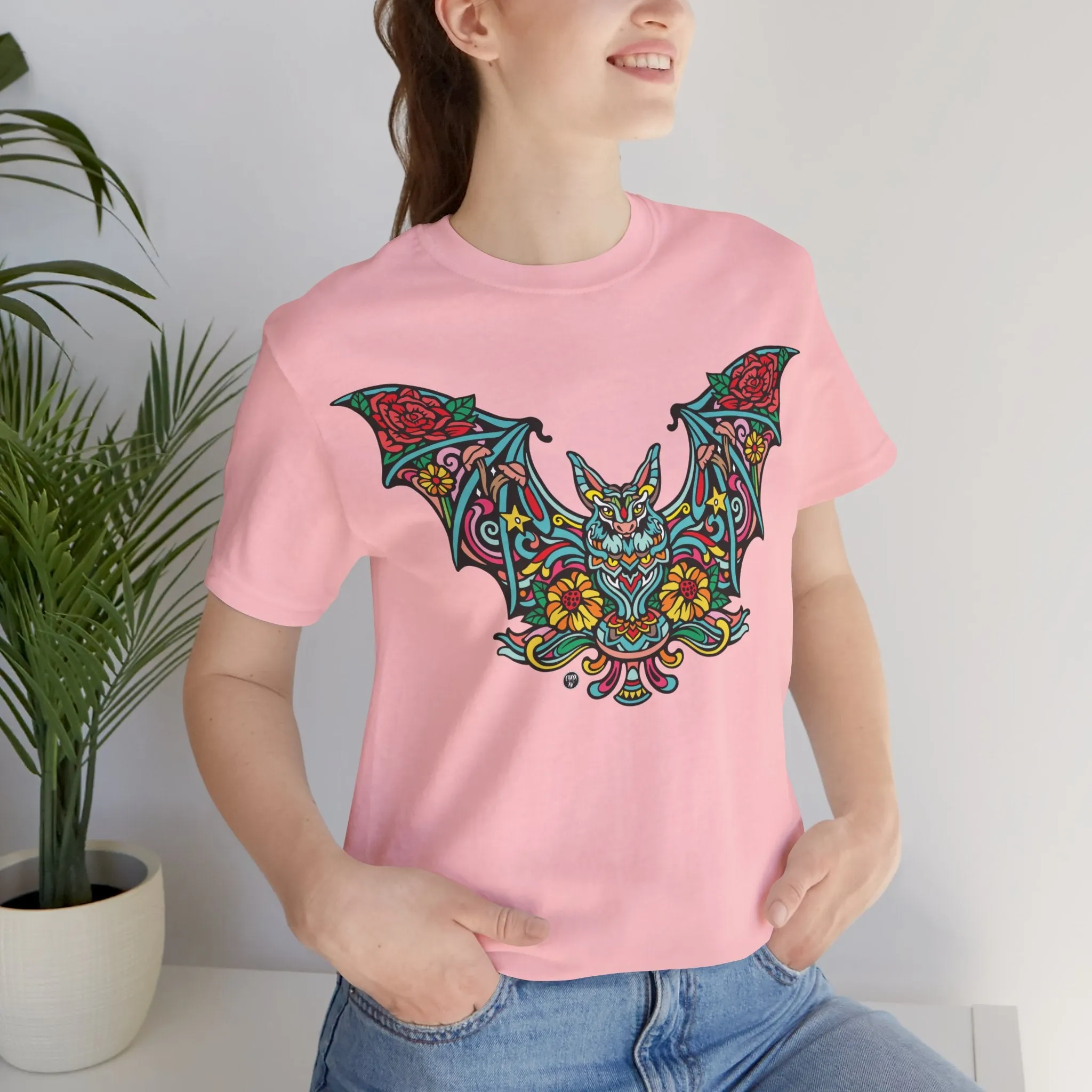 Batshroom Halloween 2024 | Art T-Shirt by Chaya Av