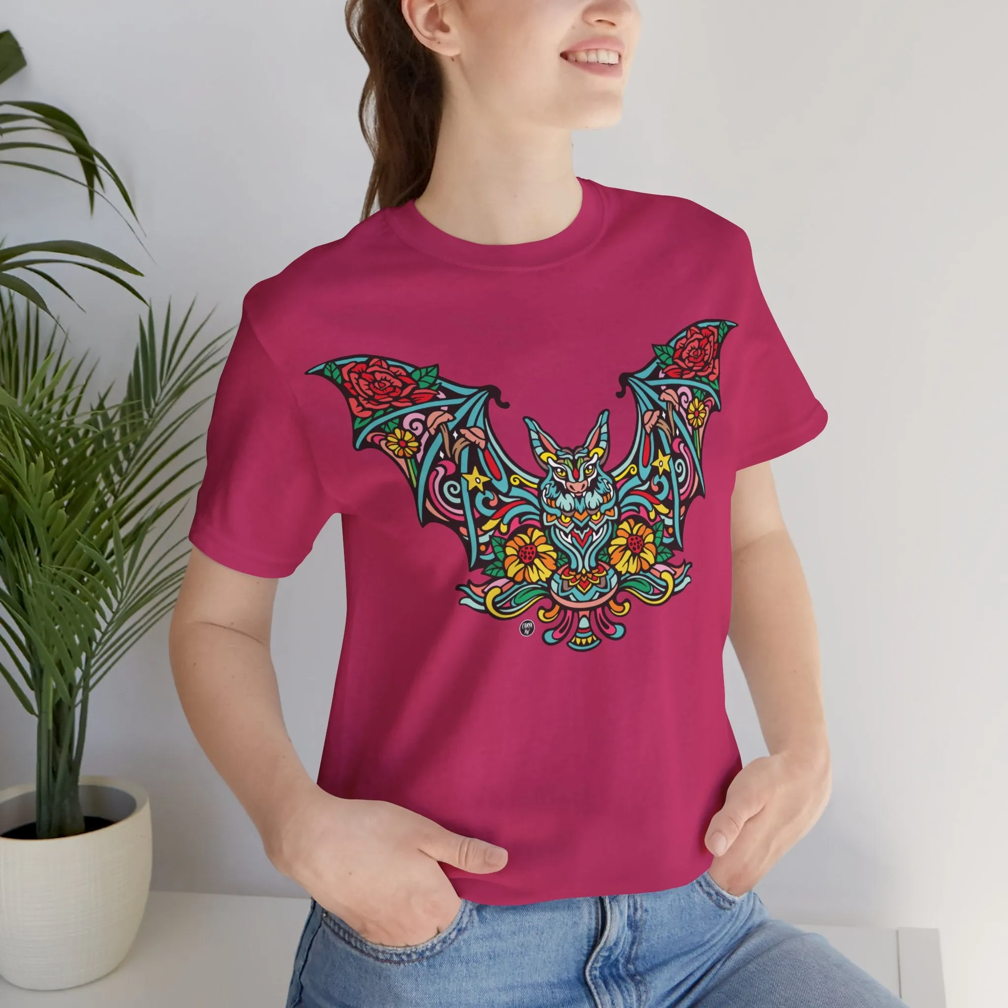Batshroom Halloween 2024 | Art T-Shirt by Chaya Av