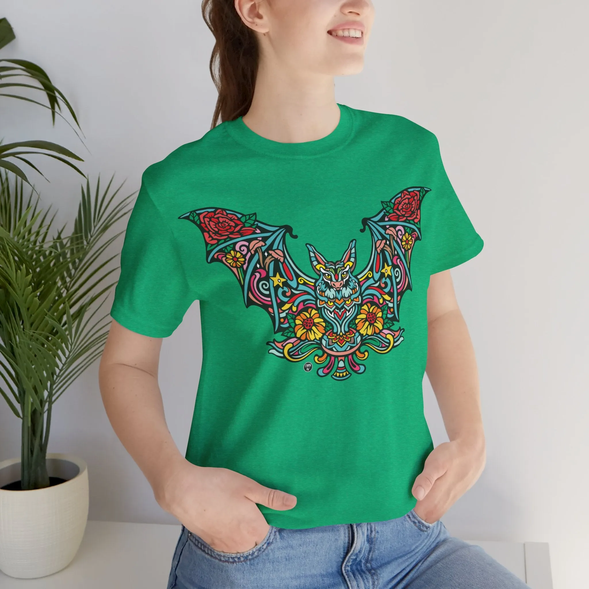 Batshroom Halloween 2024 | Art T-Shirt by Chaya Av