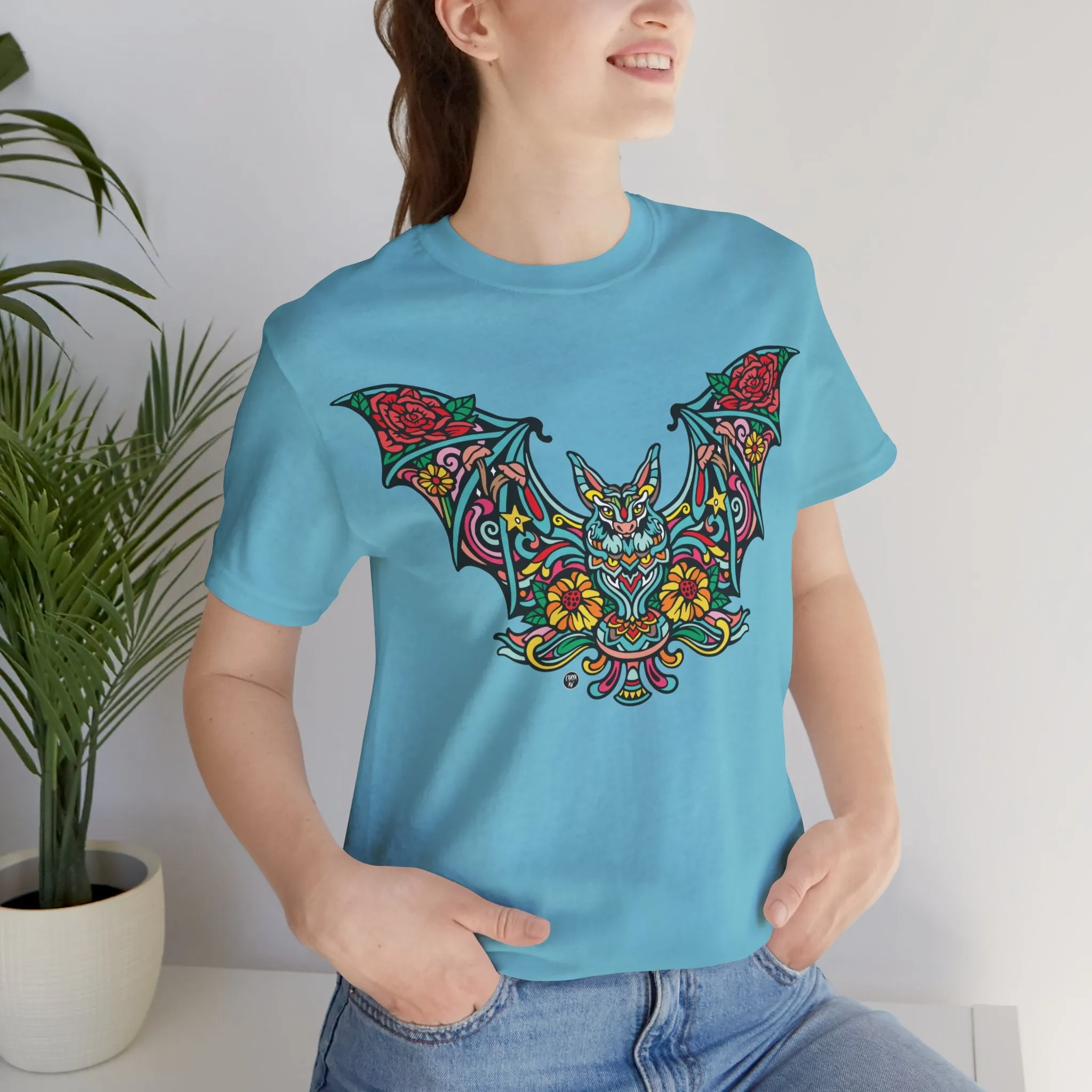 Batshroom Halloween 2024 | Art T-Shirt by Chaya Av