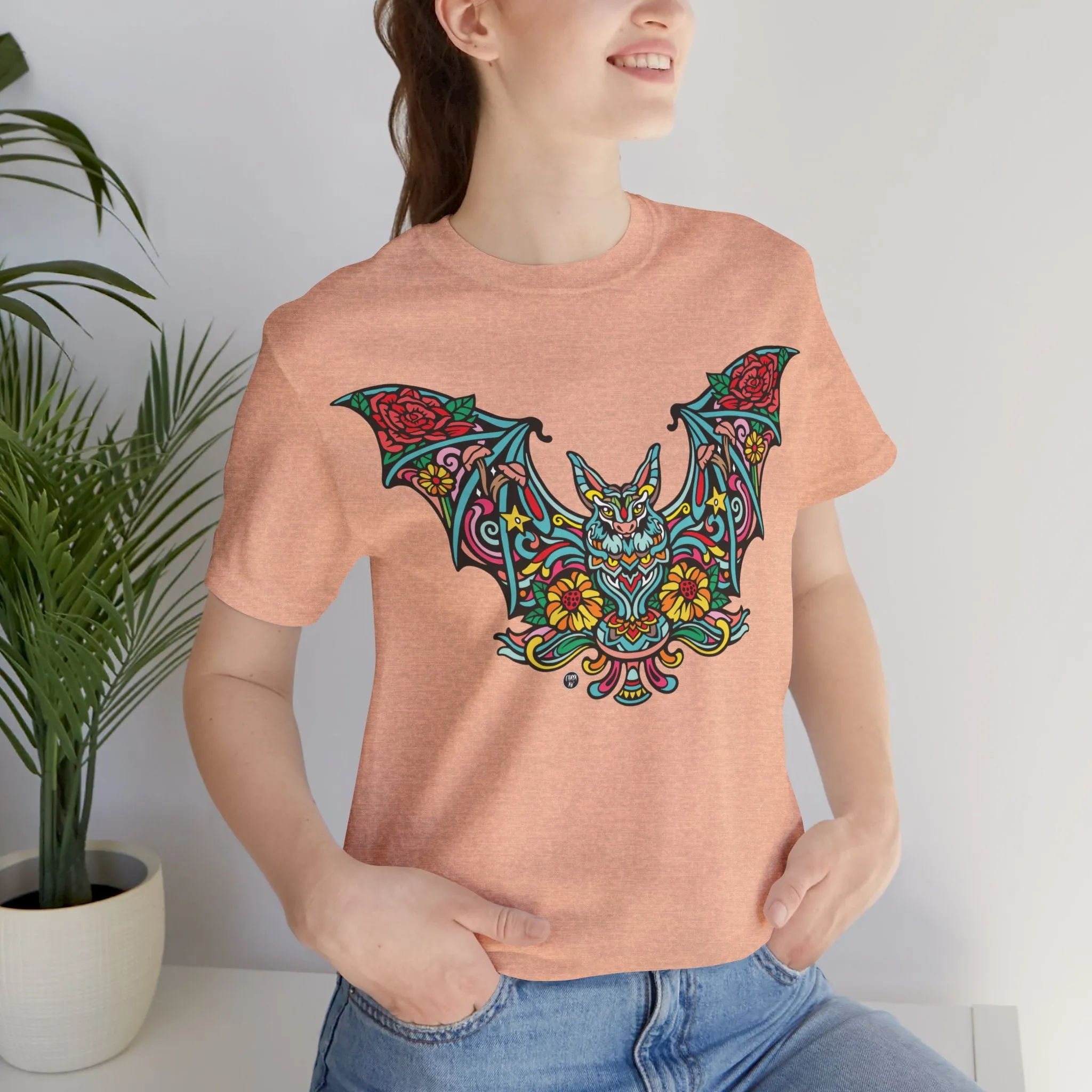 Batshroom Halloween 2024 | Art T-Shirt by Chaya Av