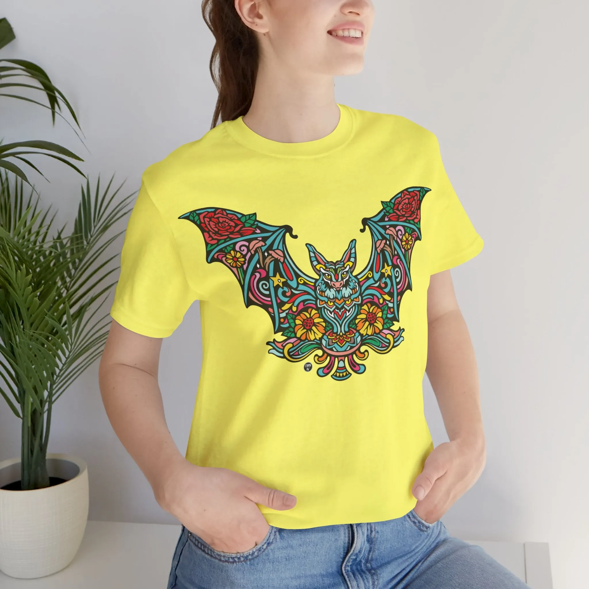 Batshroom Halloween 2024 | Art T-Shirt by Chaya Av