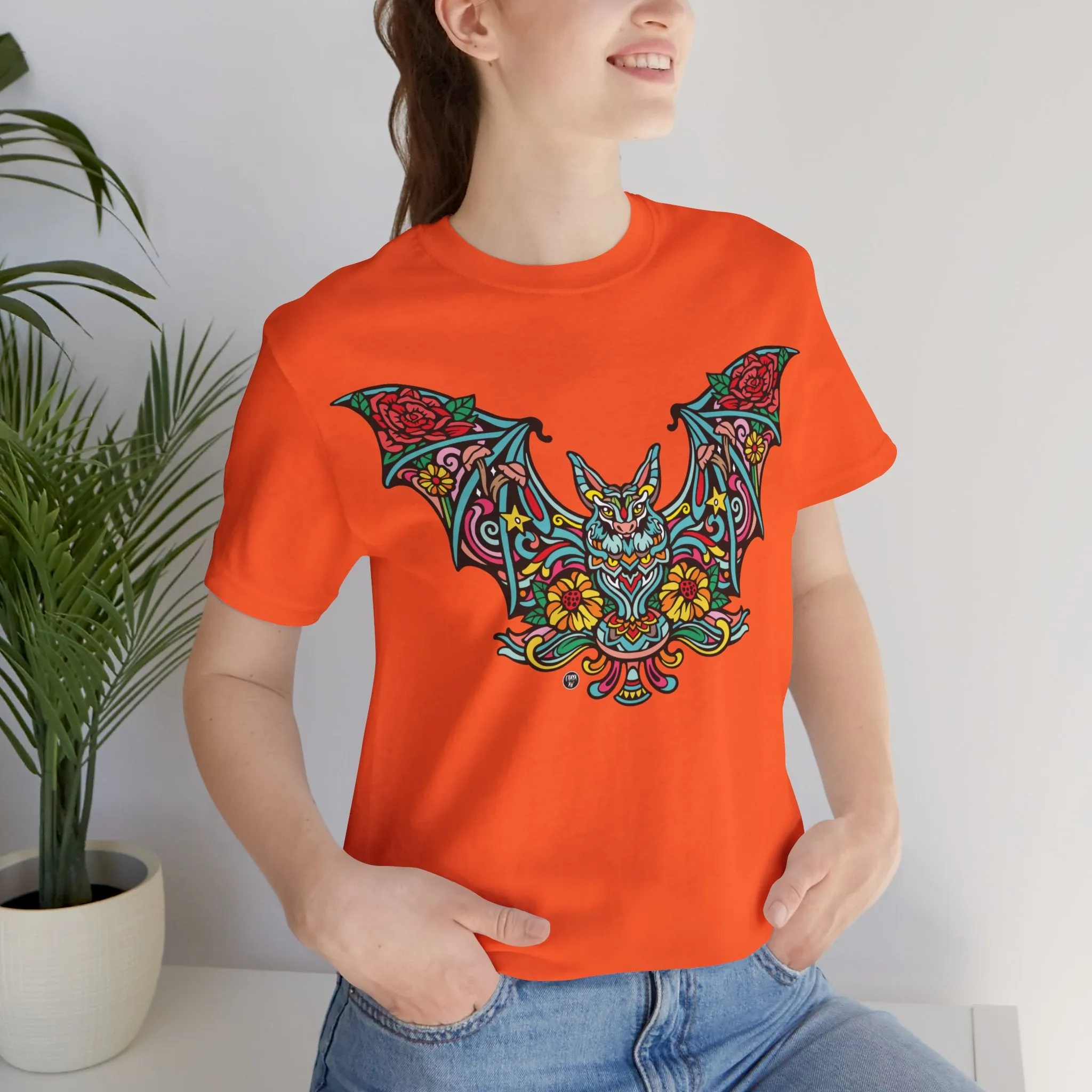 Batshroom Halloween 2024 | Art T-Shirt by Chaya Av