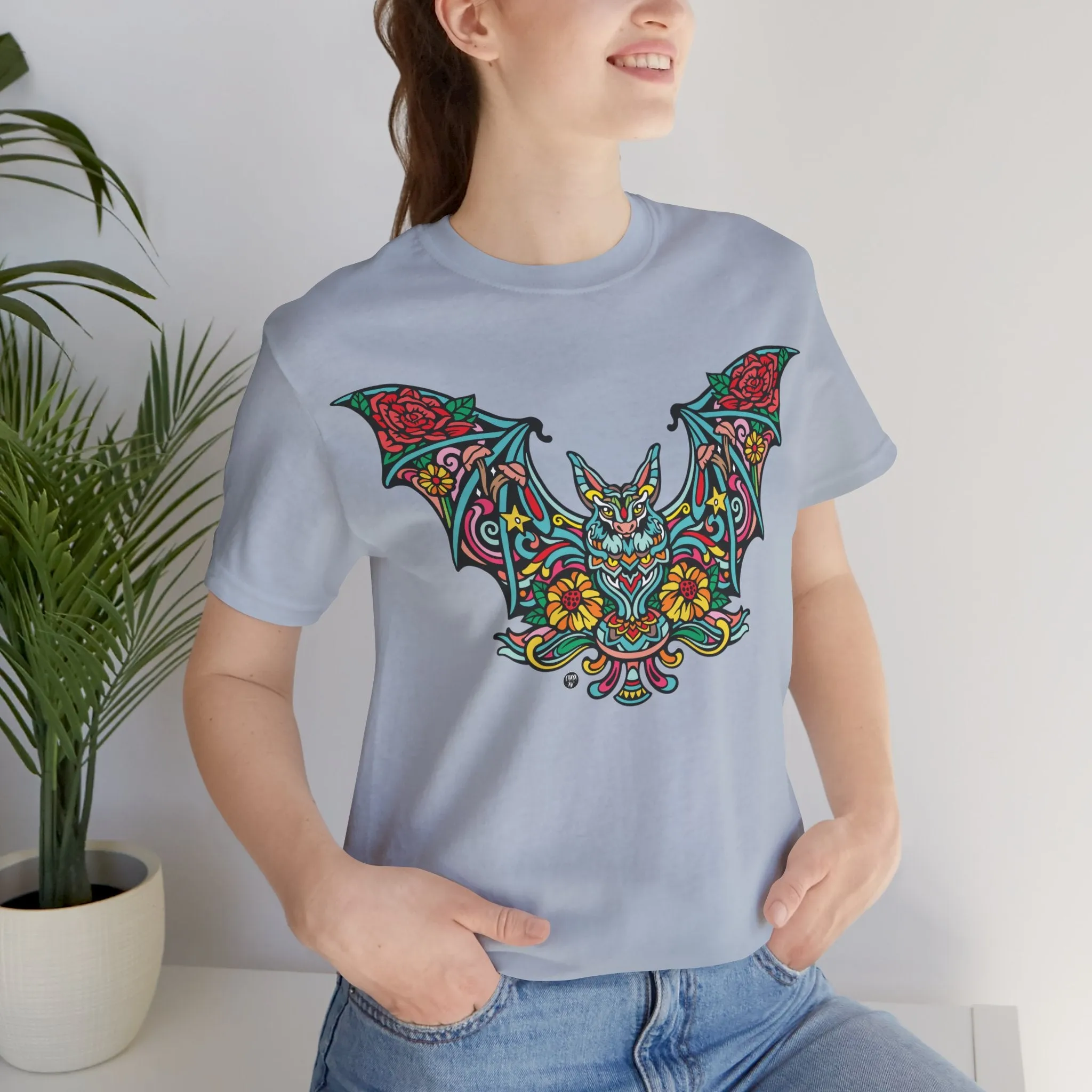 Batshroom Halloween 2024 | Art T-Shirt by Chaya Av