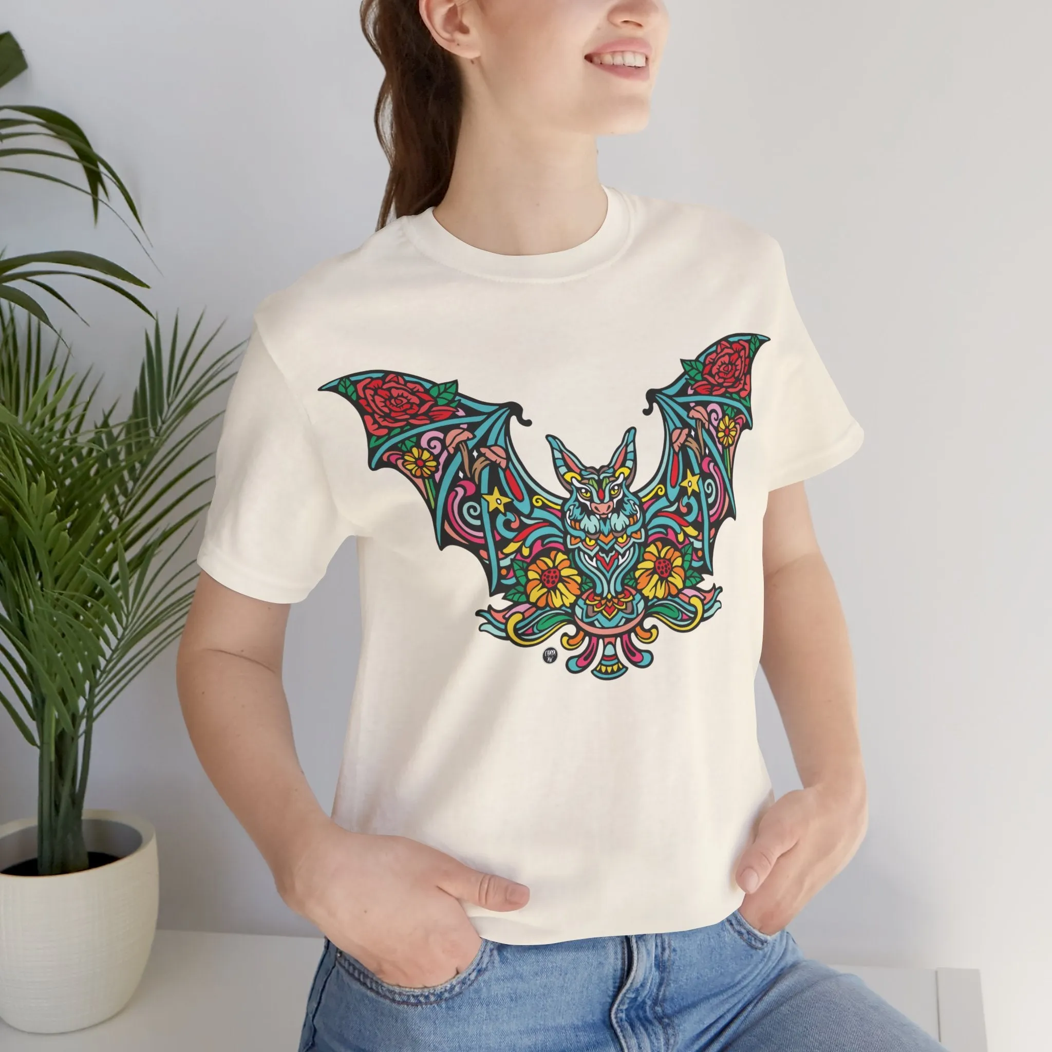Batshroom Halloween 2024 | Art T-Shirt by Chaya Av
