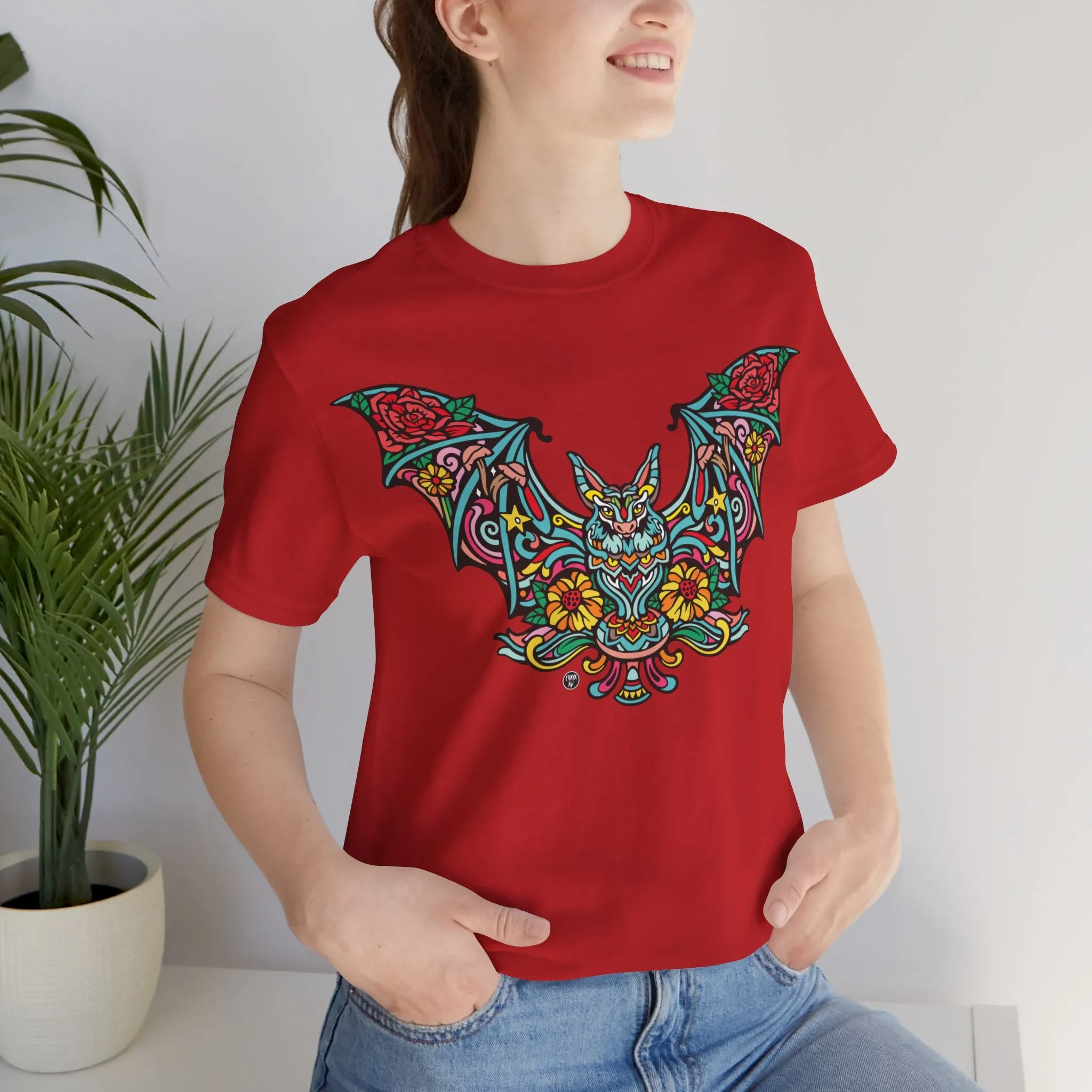 Batshroom Halloween 2024 | Art T-Shirt by Chaya Av