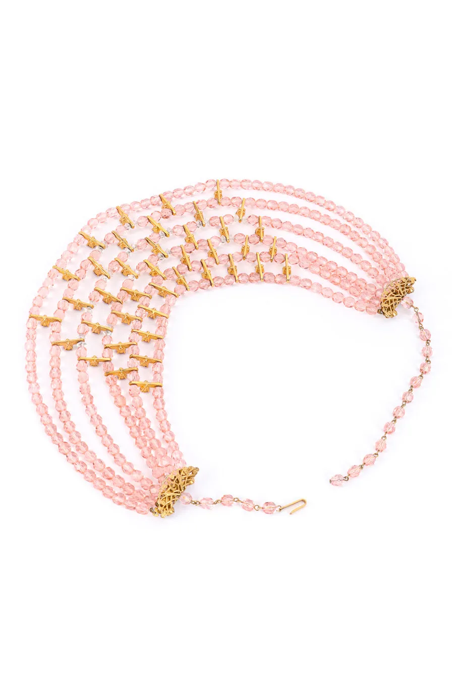 Beaded Bib Collar Necklace