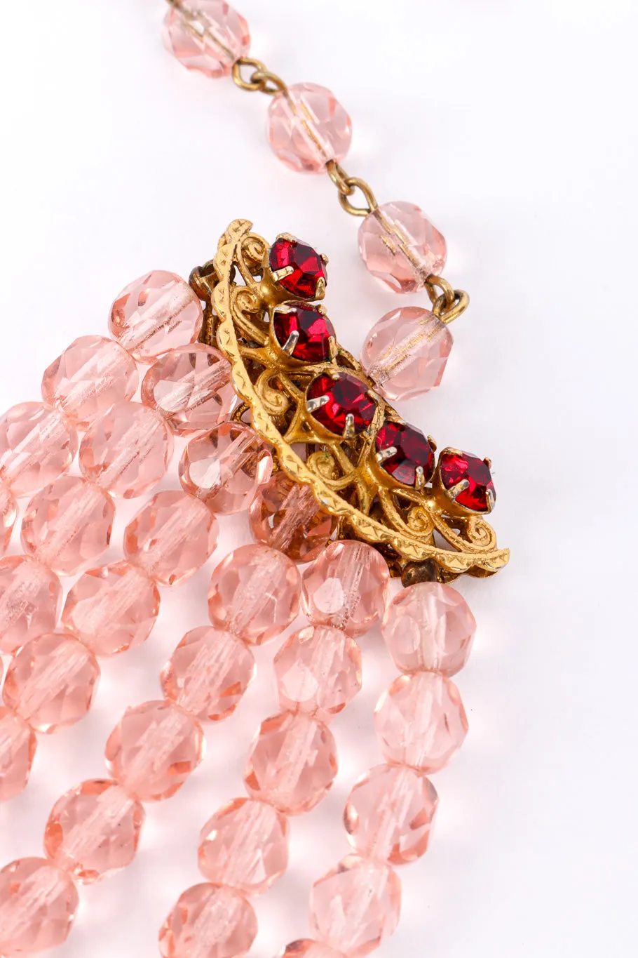Beaded Bib Collar Necklace