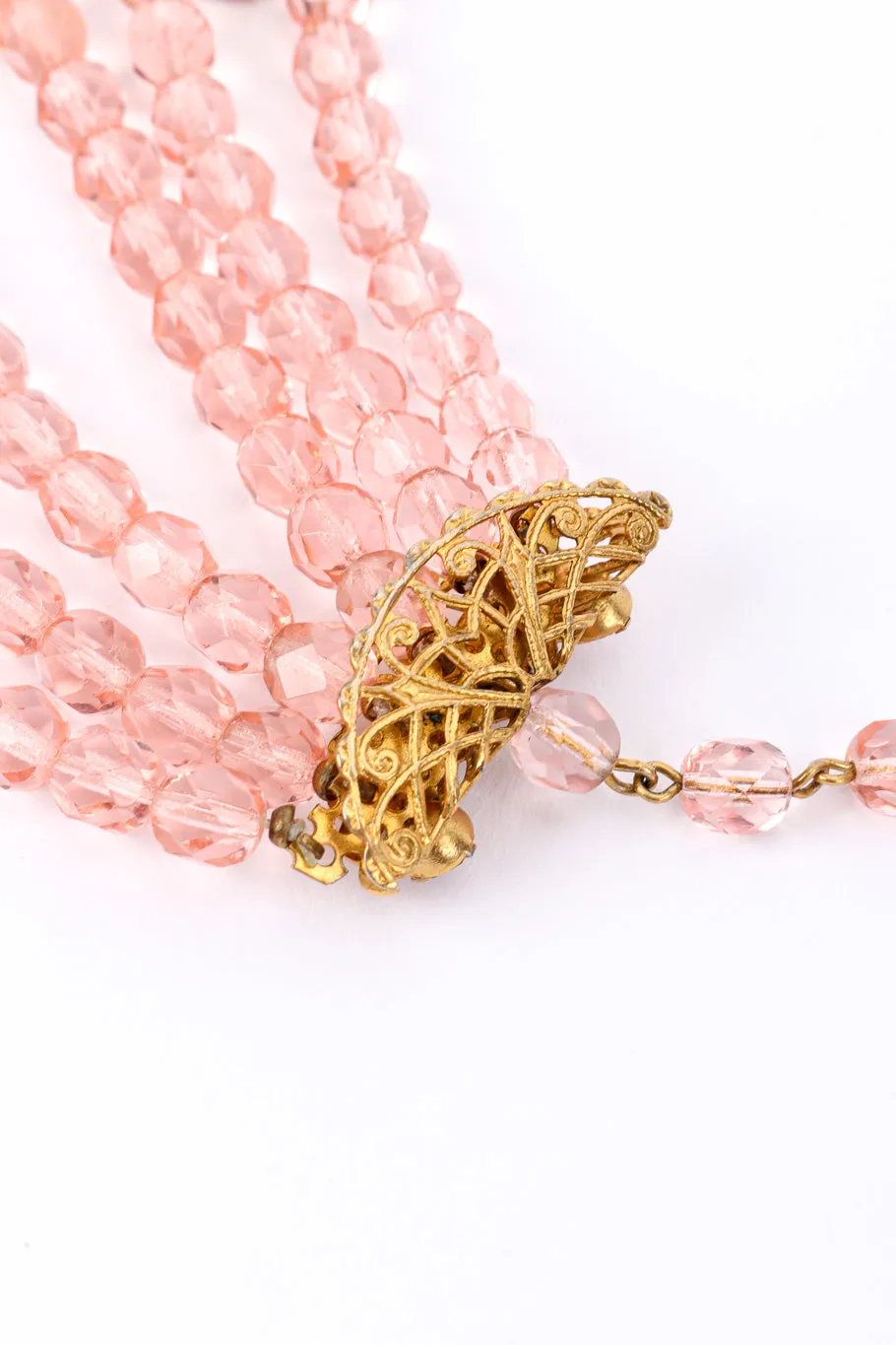 Beaded Bib Collar Necklace
