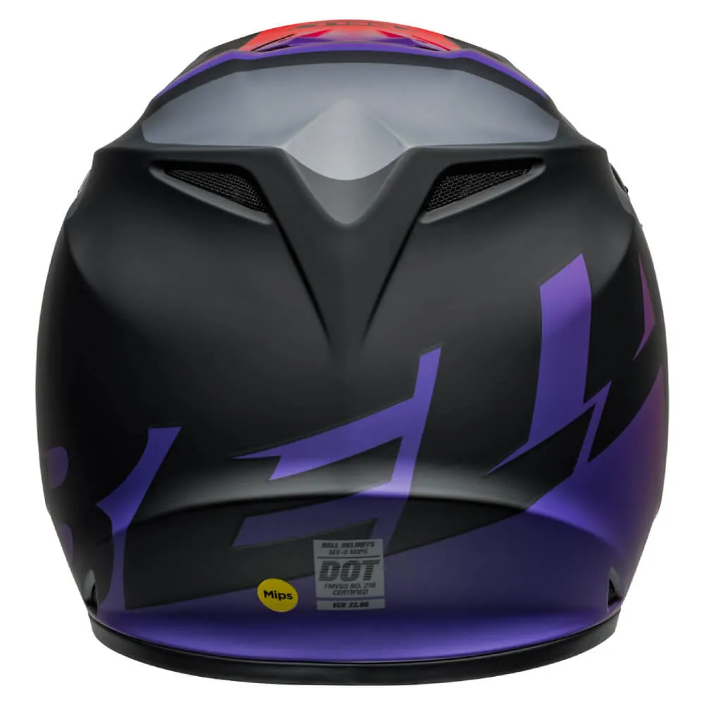 Bell MX-9 MIPS Helmet Alter Ego Matte Black / Red