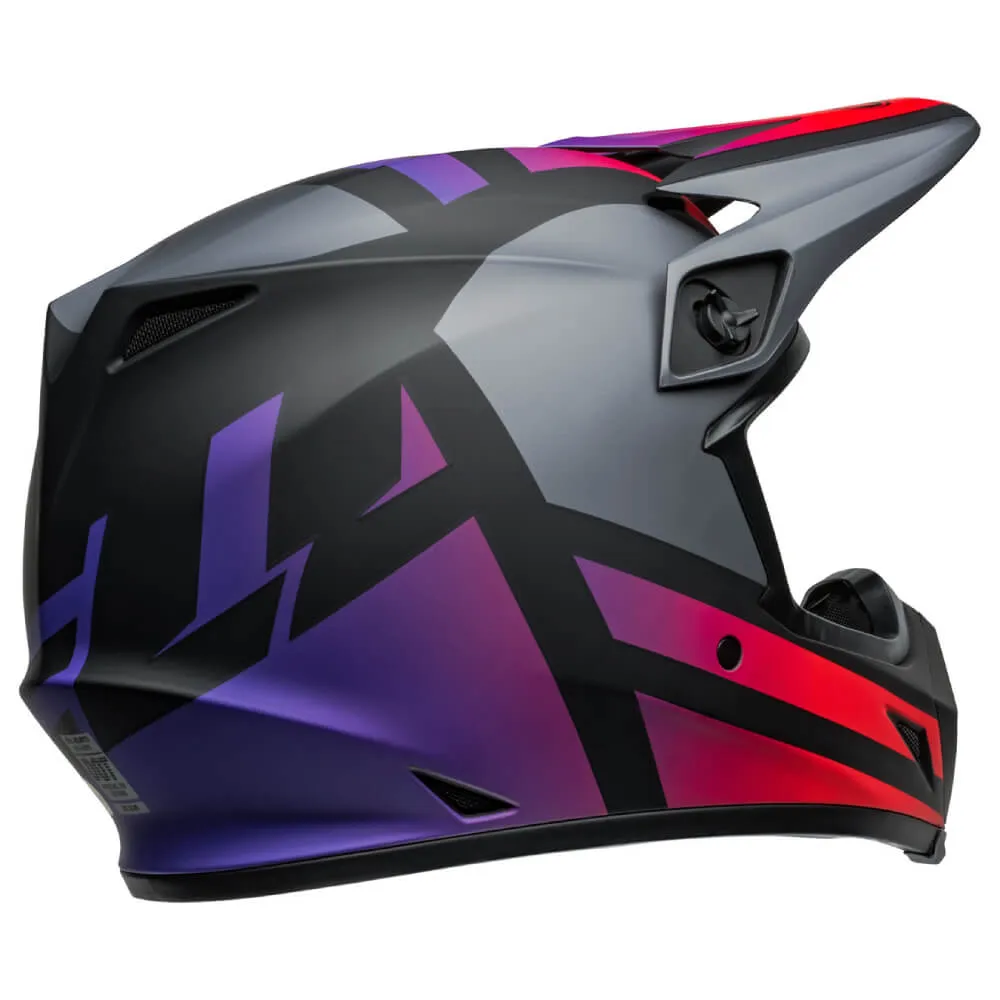 Bell MX-9 MIPS Helmet Alter Ego Matte Black / Red