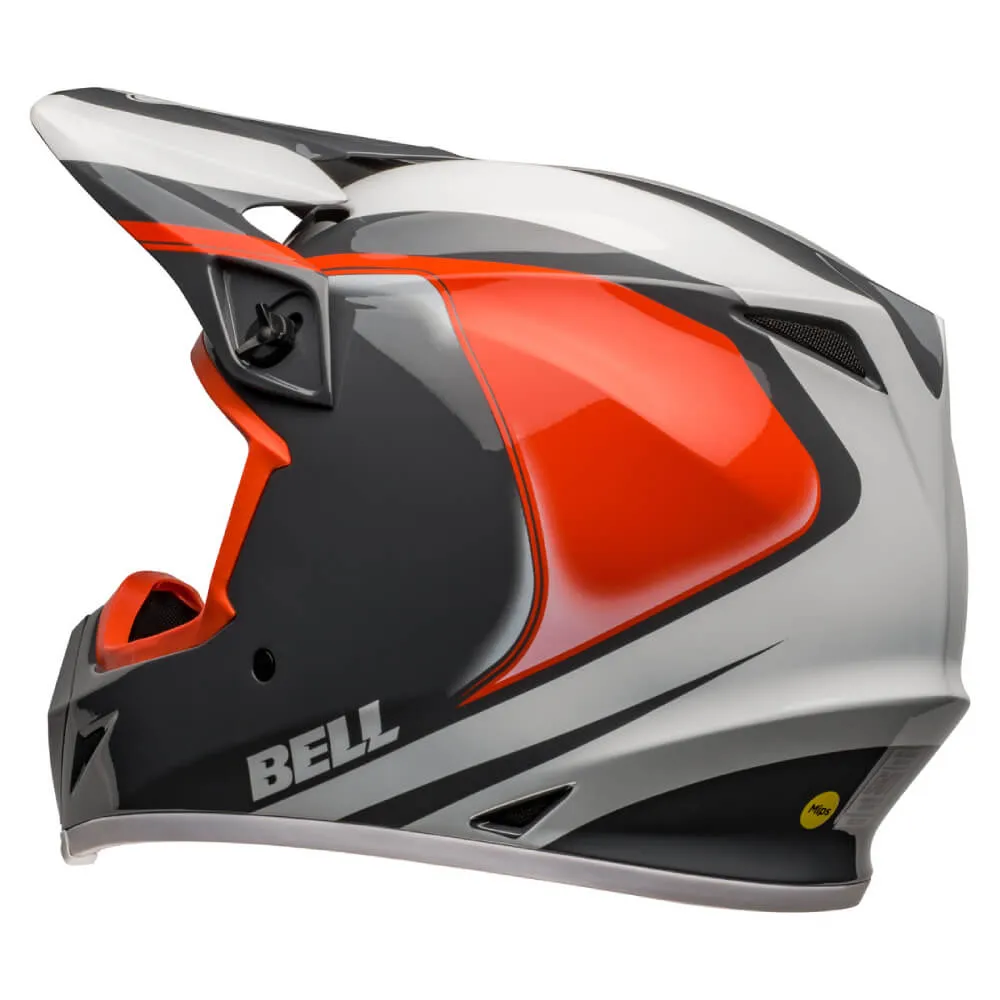Bell MX-9 MIPS Helmet Dart Gloss Charcoal / Orange