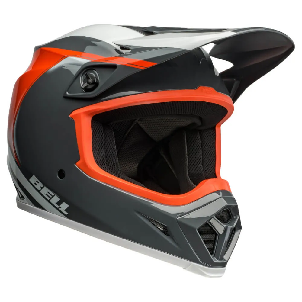 Bell MX-9 MIPS Helmet Dart Gloss Charcoal / Orange
