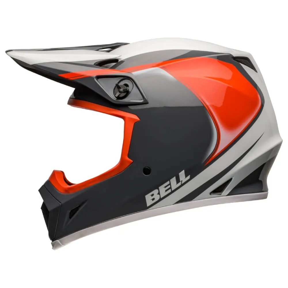 Bell MX-9 MIPS Helmet Dart Gloss Charcoal / Orange