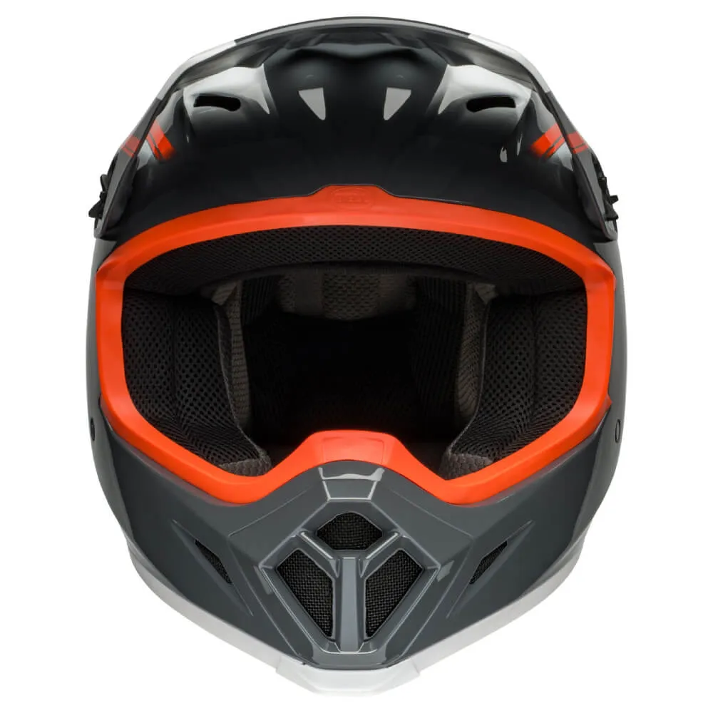 Bell MX-9 MIPS Helmet Dart Gloss Charcoal / Orange