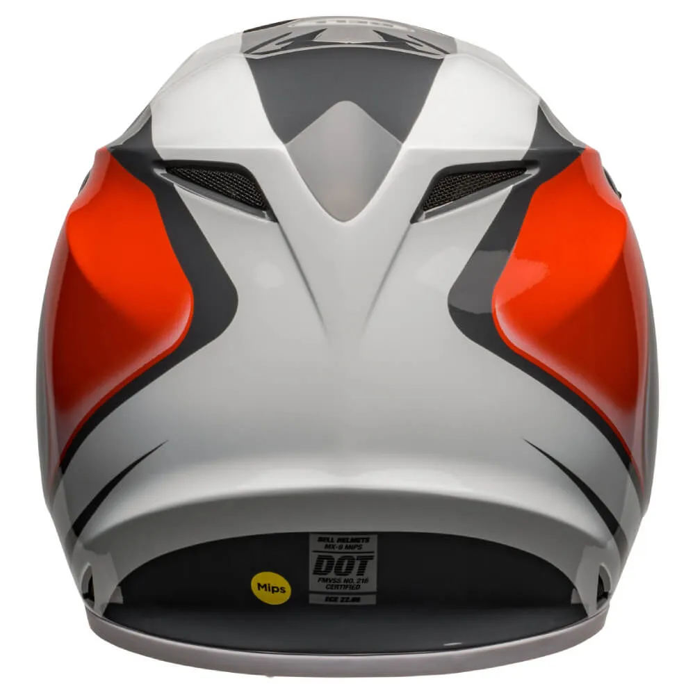 Bell MX-9 MIPS Helmet Dart Gloss Charcoal / Orange