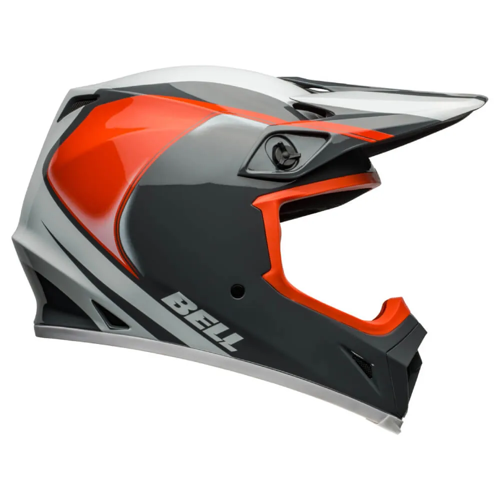 Bell MX-9 MIPS Helmet Dart Gloss Charcoal / Orange