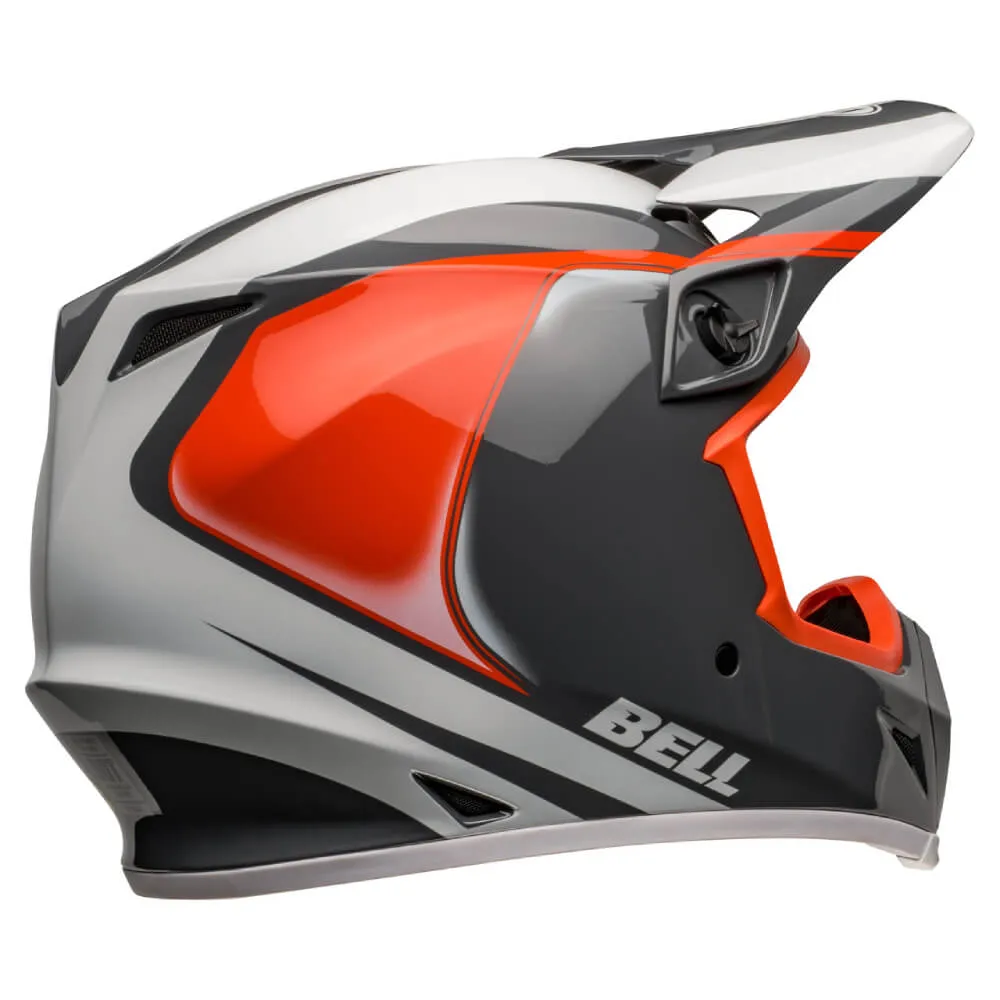 Bell MX-9 MIPS Helmet Dart Gloss Charcoal / Orange