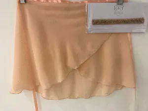 Bespoke Sparkle Wrap Skirt & Bunwrap Set