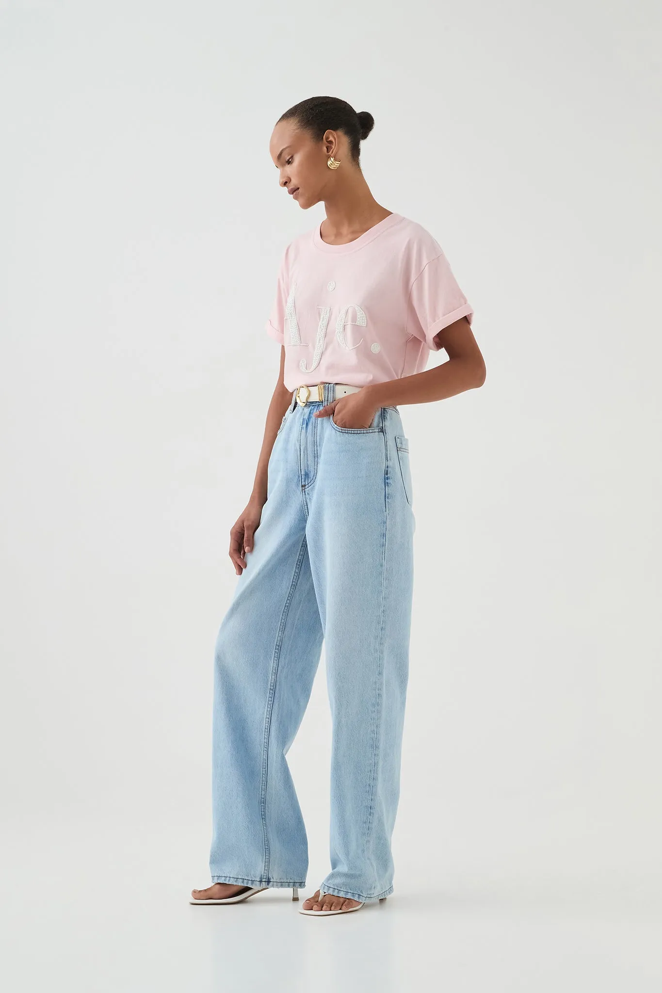 Beyond Embellished Logo Tee