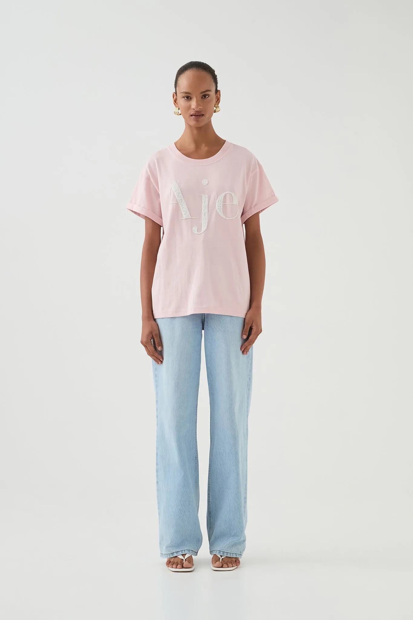 Beyond Embellished Logo Tee