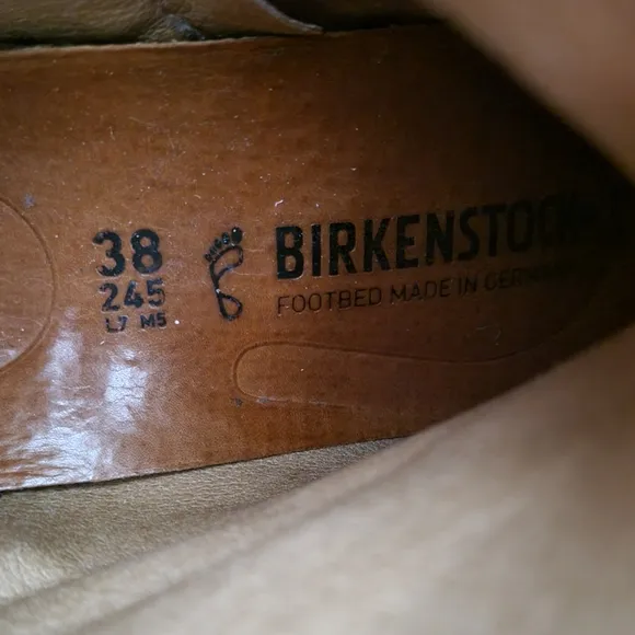 Birkenstock Myra Women's Tan Suede Leather Boots Sz 38 US 7 Neutral Comfort