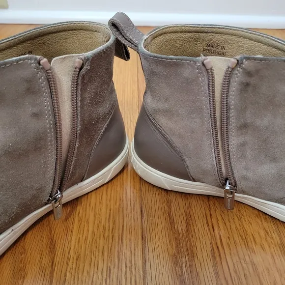 Birkenstock Myra Women's Tan Suede Leather Boots Sz 38 US 7 Neutral Comfort