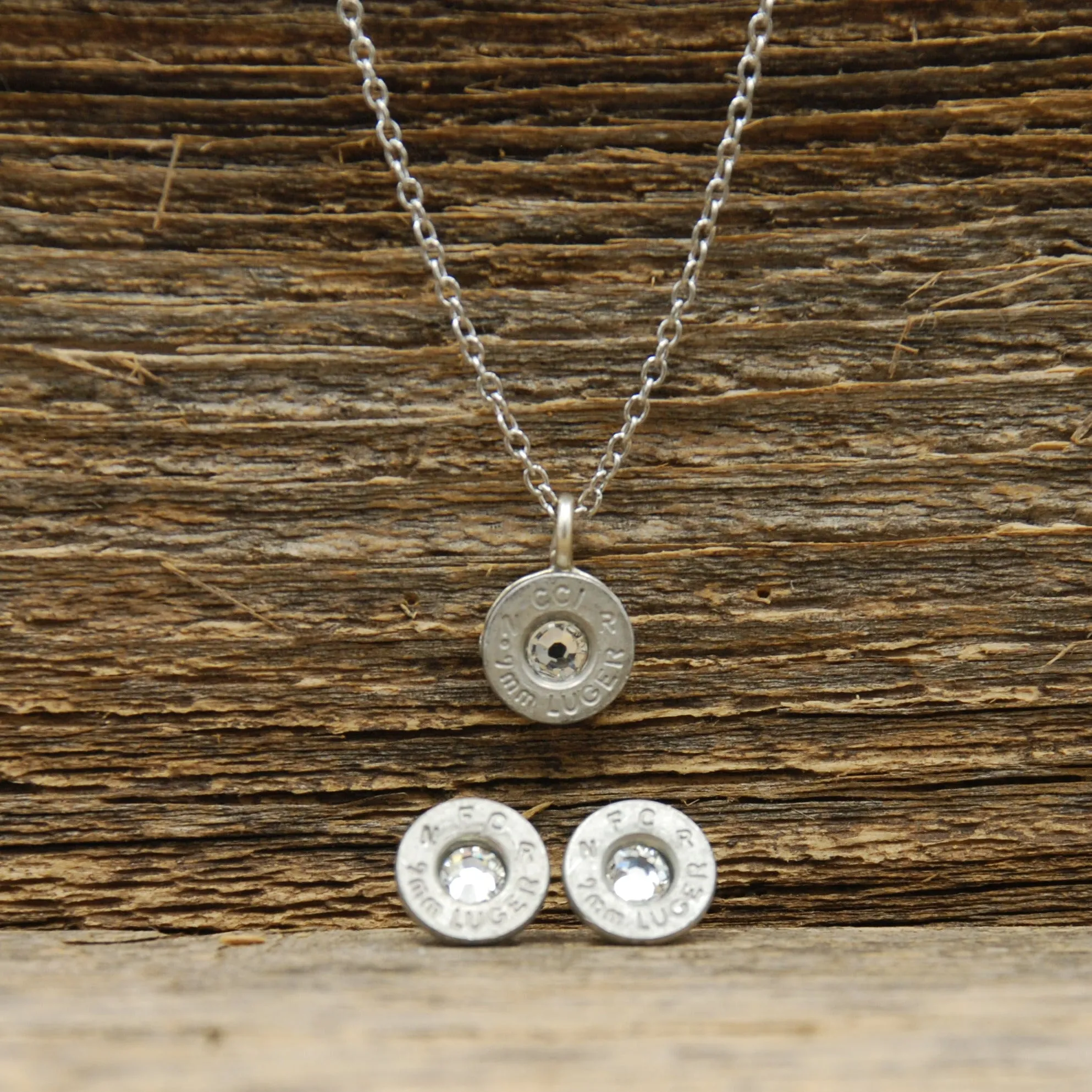 Birthstone Necklace & Earring Set - Pretty Hunter