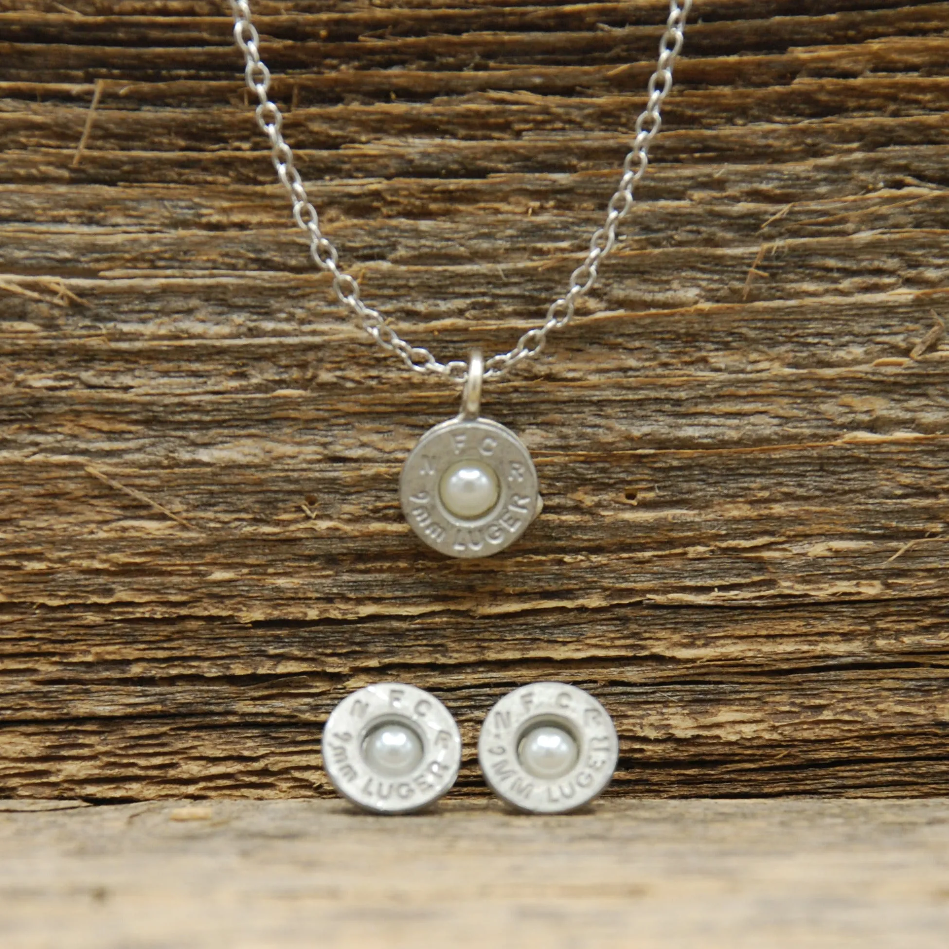 Birthstone Necklace & Earring Set - Pretty Hunter