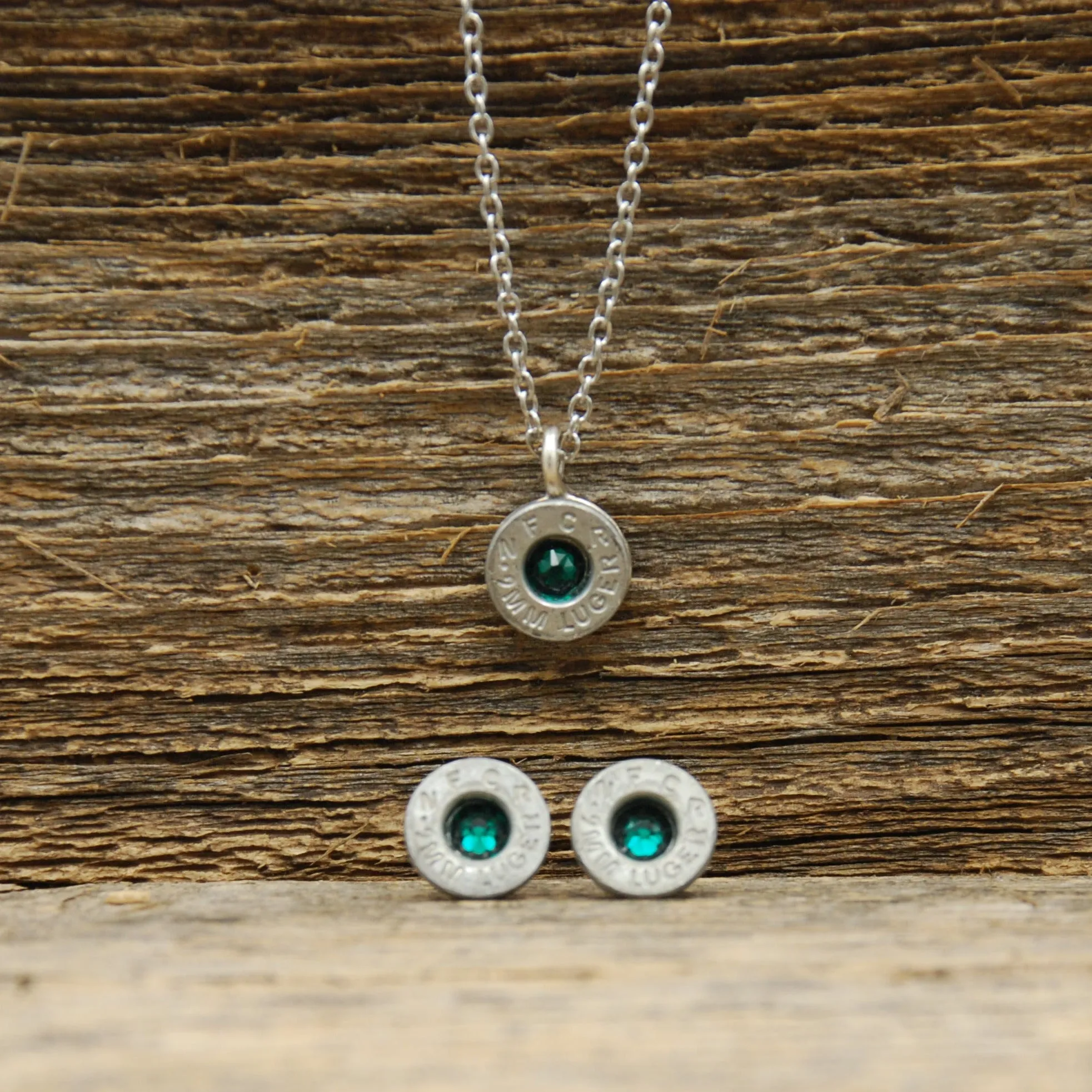 Birthstone Necklace & Earring Set - Pretty Hunter