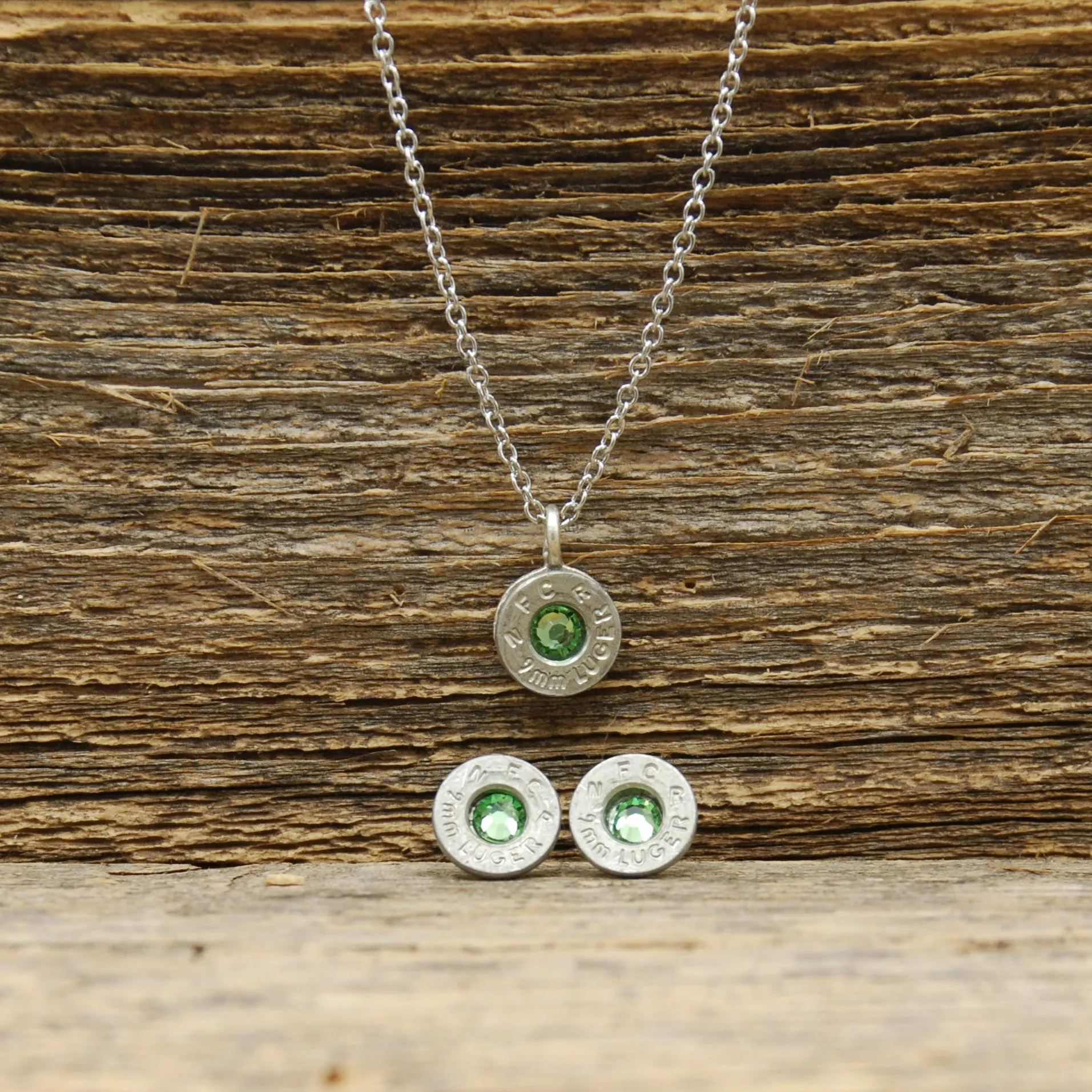 Birthstone Necklace & Earring Set - Pretty Hunter