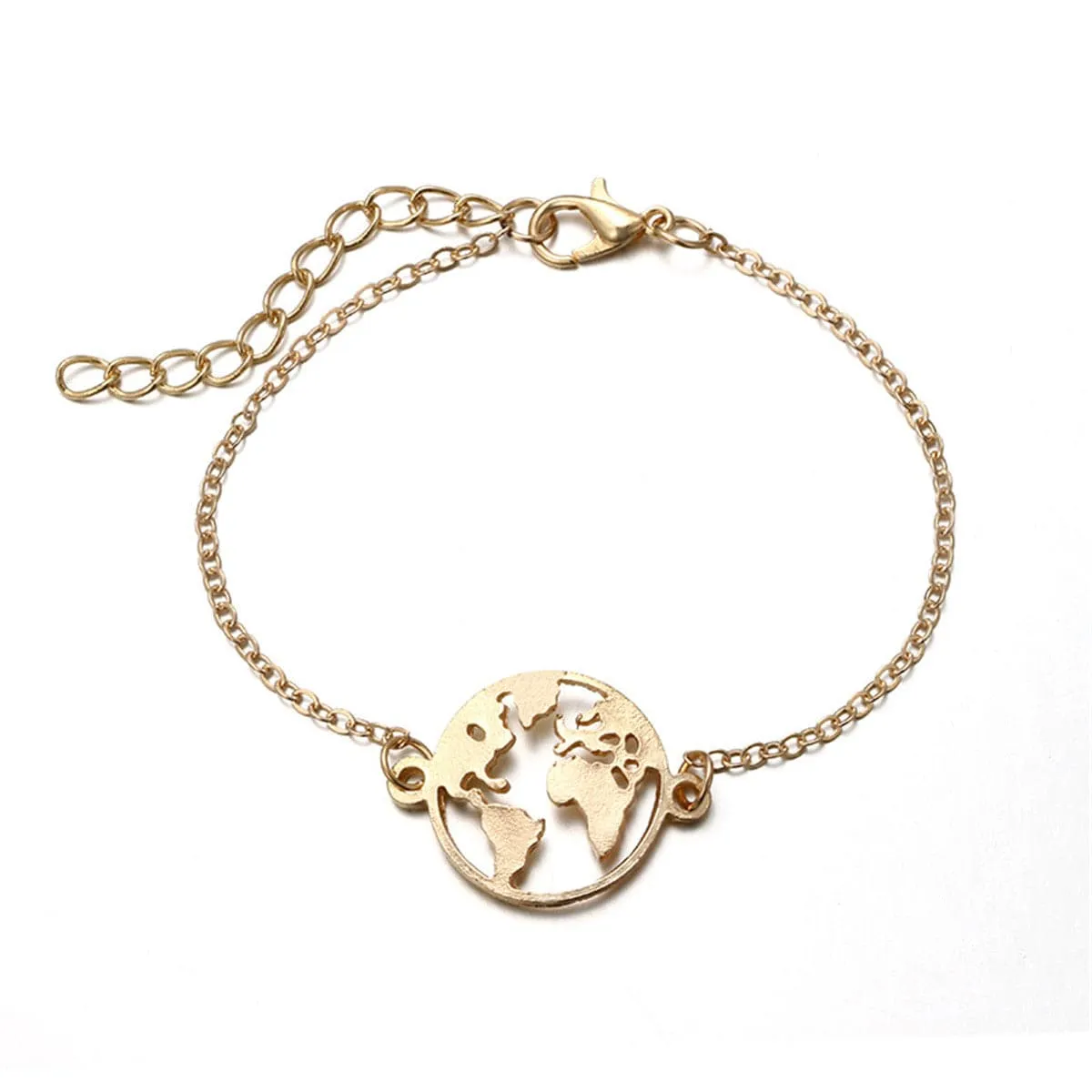 Black Agate & Cubic Zirconia 18K Gold-Plated Tortoise Charm Bracelet Set