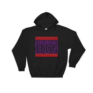 Black Red and Purple Hooded Sweatshirt